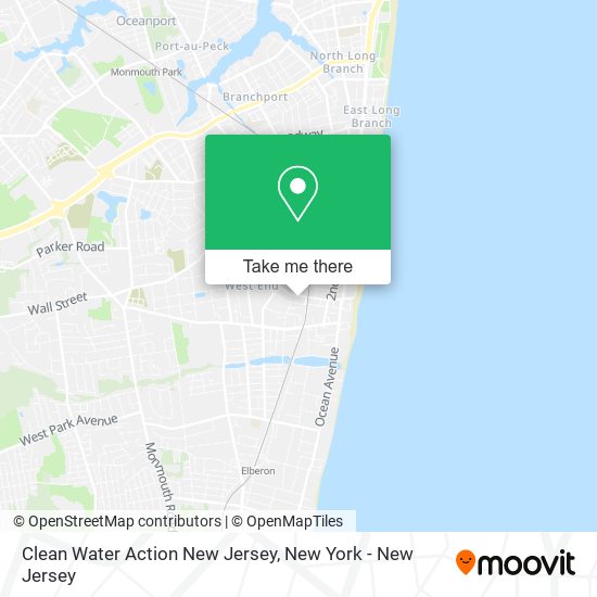 Mapa de Clean Water Action New Jersey