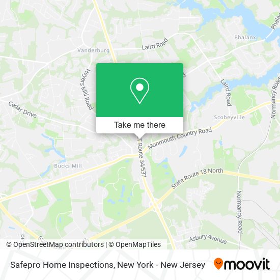 Mapa de Safepro Home Inspections