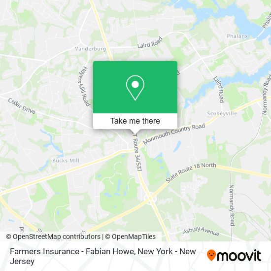 Mapa de Farmers Insurance - Fabian Howe