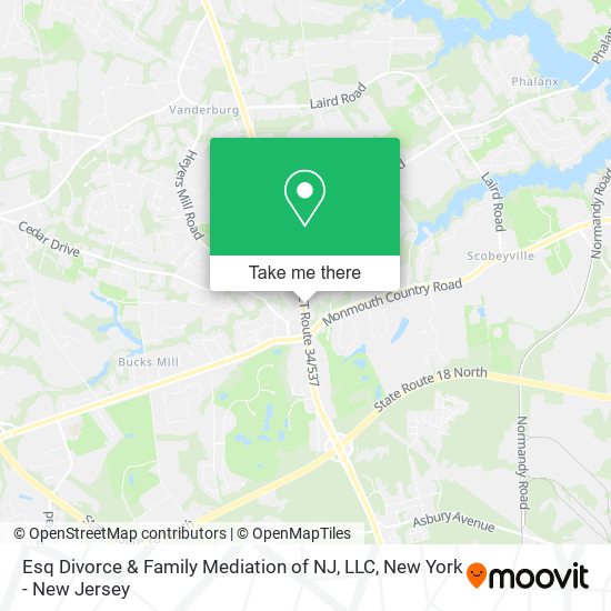 Mapa de Esq Divorce & Family Mediation of NJ, LLC