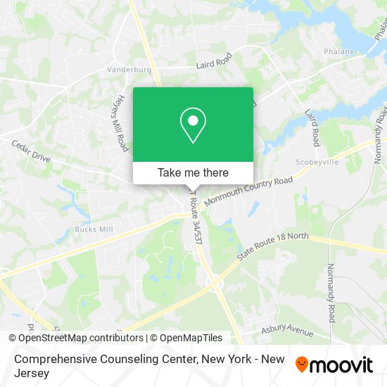 Mapa de Comprehensive Counseling Center