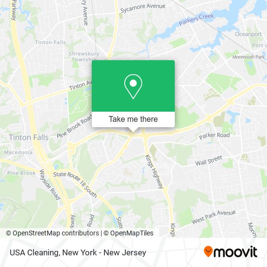 Mapa de USA Cleaning