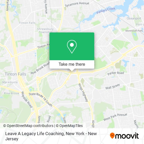 Leave A Legacy Life Coaching map
