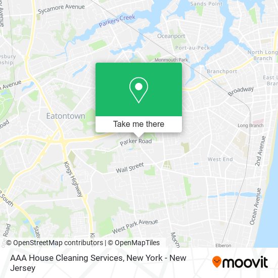 AAA House Cleaning Services map