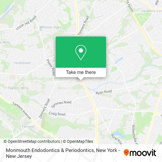 Monmouth Endodontics & Periodontics map