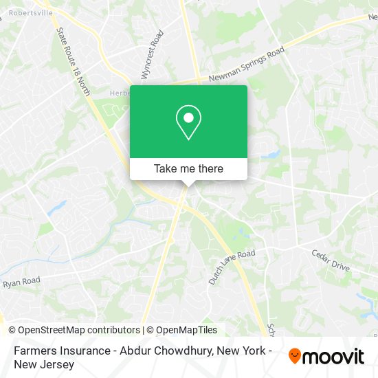 Farmers Insurance - Abdur Chowdhury map