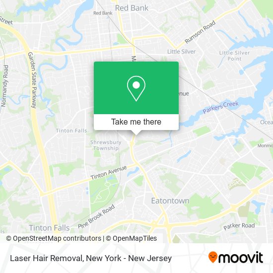 Laser Hair Removal map