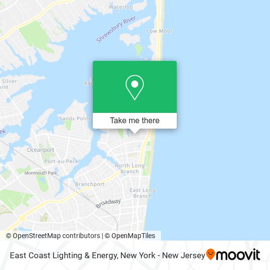 East Coast Lighting & Energy map