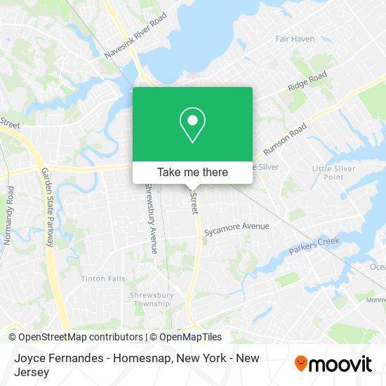 Mapa de Joyce Fernandes - Homesnap