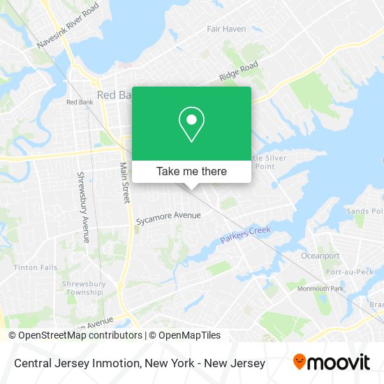 Central Jersey Inmotion map
