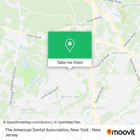 The American Dental Association map
