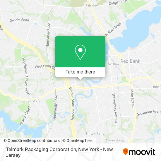Telmark Packaging Corporation map