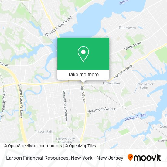 Larson Financial Resources map