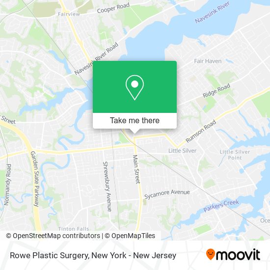 Rowe Plastic Surgery map