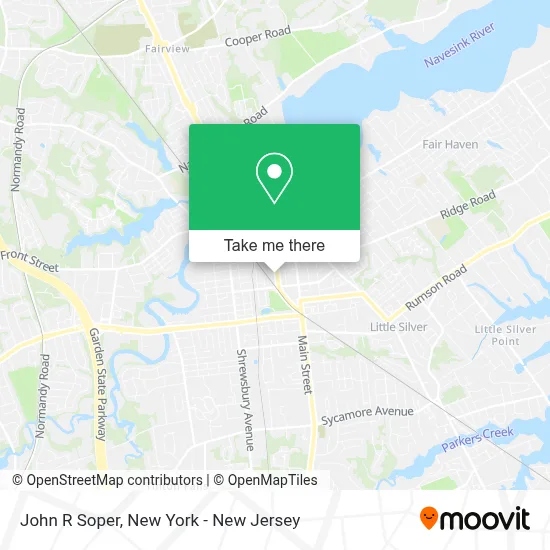John R Soper map