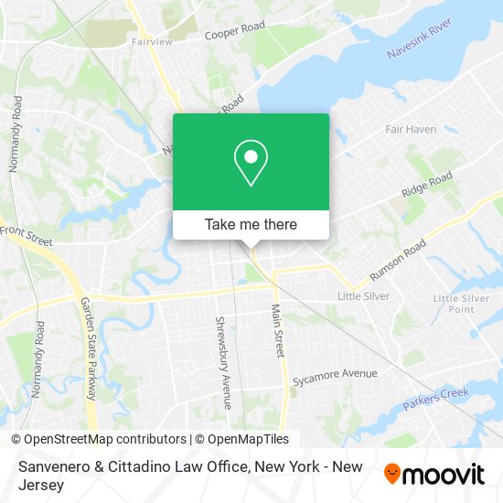 Mapa de Sanvenero & Cittadino Law Office