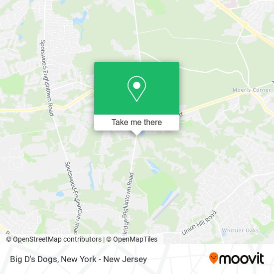 Big D's Dogs map