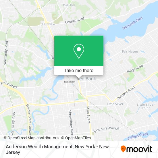 Mapa de Anderson Wealth Management