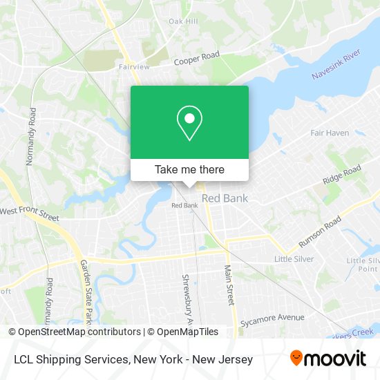 LCL Shipping Services map