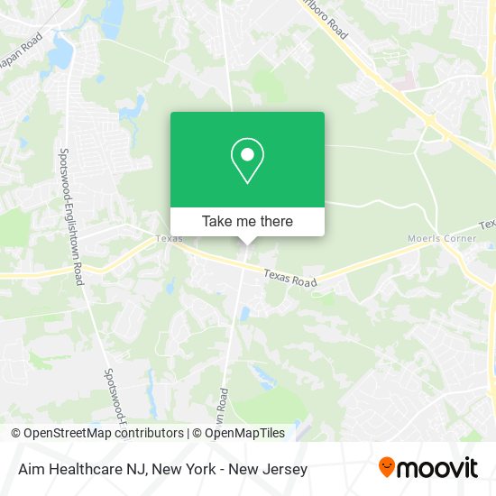 Mapa de Aim Healthcare NJ