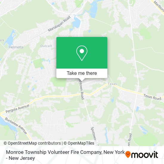 Mapa de Monroe Township Volunteer Fire Company