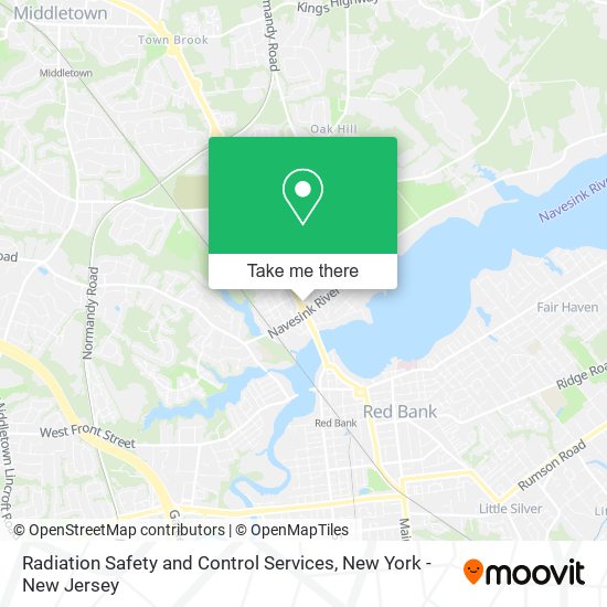 Radiation Safety and Control Services map