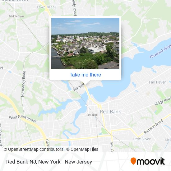 Mapa de Red Bank NJ