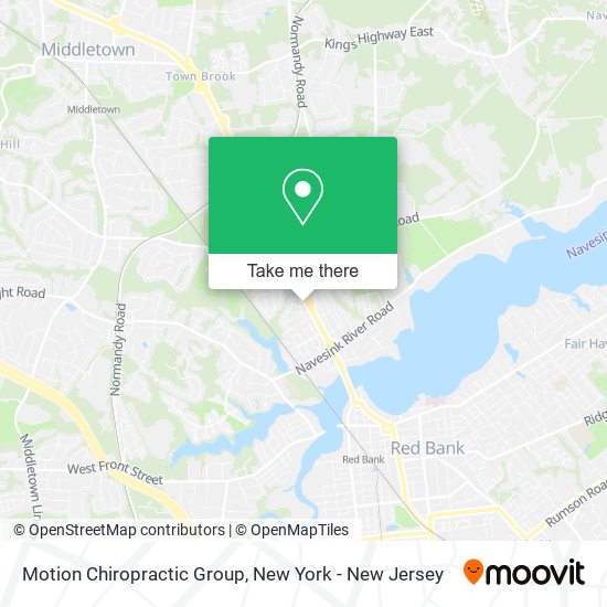 Motion Chiropractic Group map