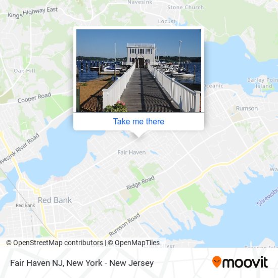 Fair Haven NJ map