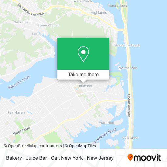 Bakery - Juice Bar - Caf map