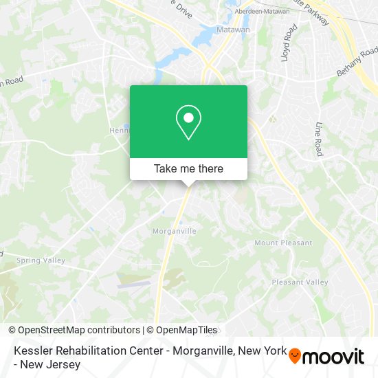 Mapa de Kessler Rehabilitation Center - Morganville