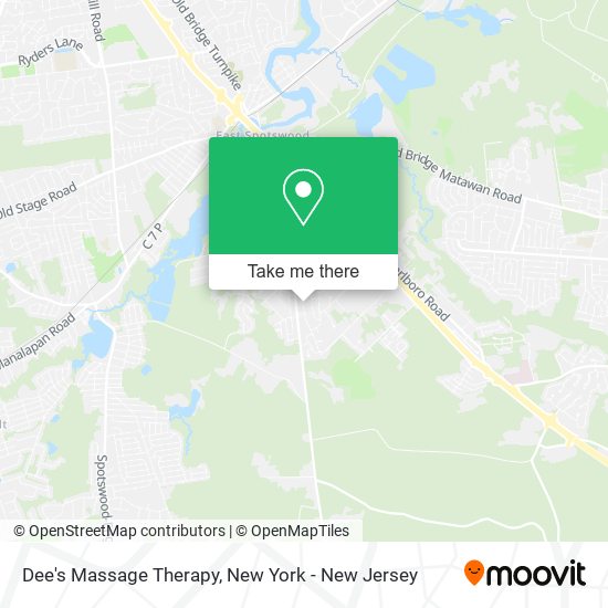 Dee's Massage Therapy map
