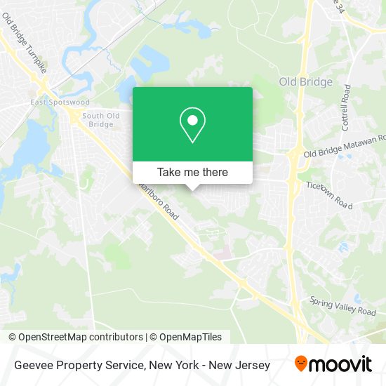 Geevee Property Service map