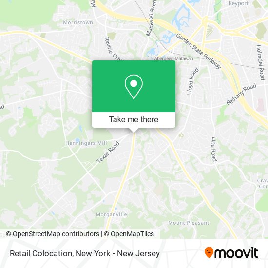 Retail Colocation map