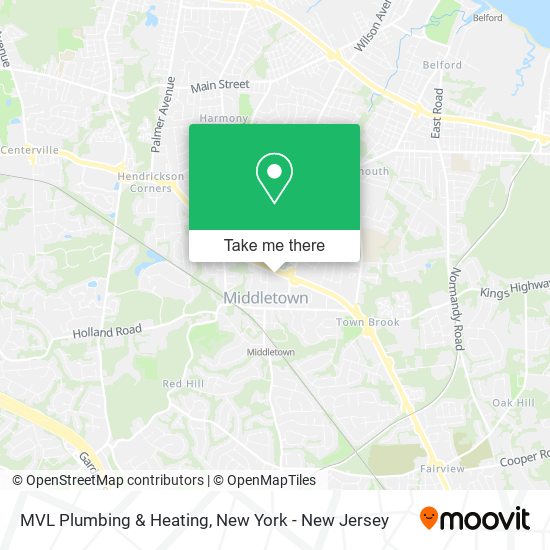 Mapa de MVL Plumbing & Heating