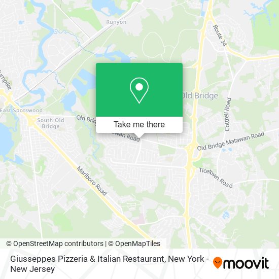 Mapa de Giusseppes Pizzeria & Italian Restaurant