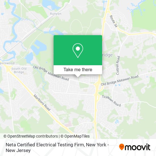 Neta Certified Electrical Testing Firm map