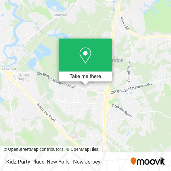 Kidz Party Place map