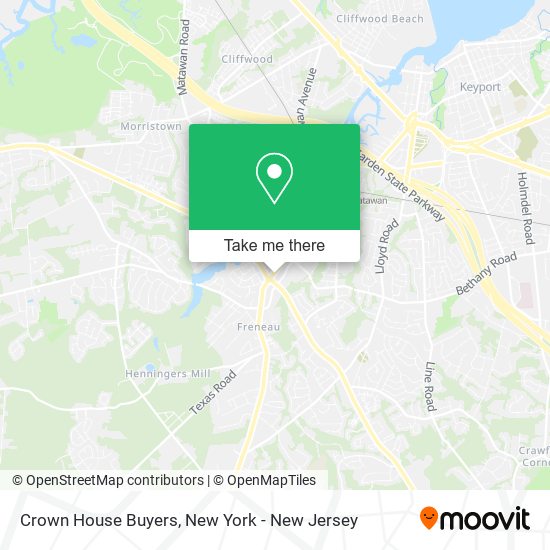 Crown House Buyers map