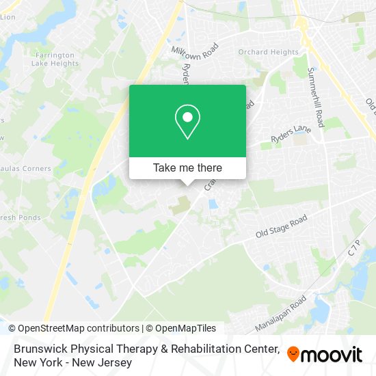 Brunswick Physical Therapy & Rehabilitation Center map