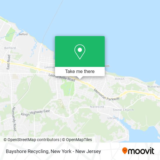 Mapa de Bayshore Recycling