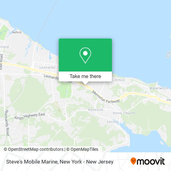 Steve's Mobile Marine map