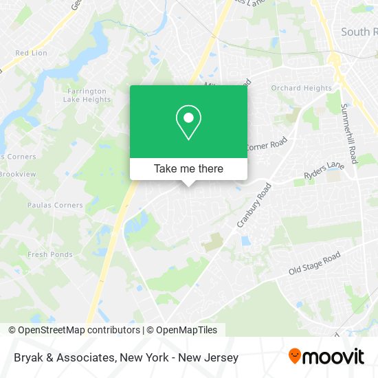 Bryak & Associates map