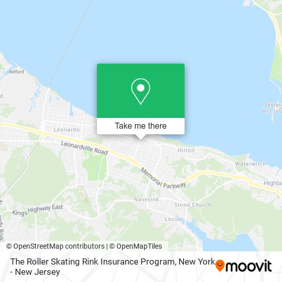 The Roller Skating Rink Insurance Program map