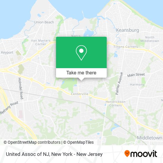 Mapa de United Assoc of NJ