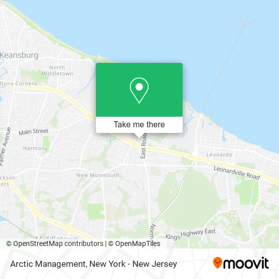 Arctic Management map