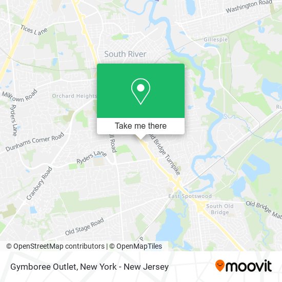 Gymboree Outlet map