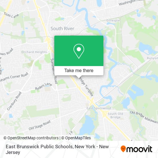 East Brunswick Public Schools map