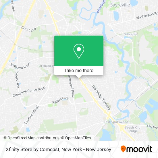 Mapa de Xfinity Store by Comcast