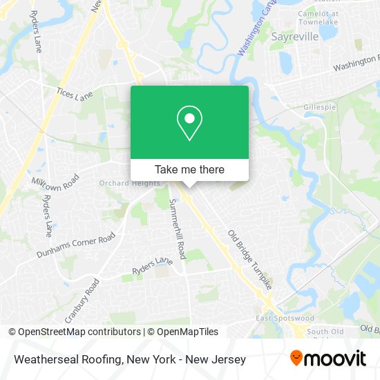 Weatherseal Roofing map